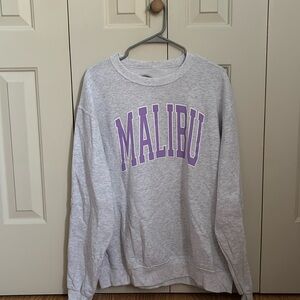 Malibu sweatshirt from a small business (good condition)